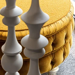 Pouf rotondo con capitonnè*Provasi Online