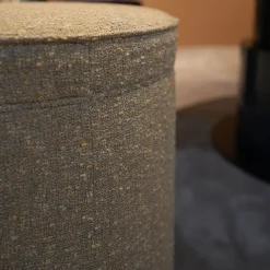 Pouf rotondo grigio Alice*Cafedesart Discount