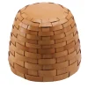 Pouf Rotondo Medio in Pelle Naturale Trama*Tonucci Collection Outlet