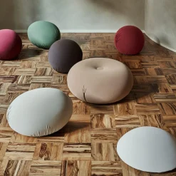 Pouf Tatino in tessuto tecnico bordeaux*Baleri Italia New
