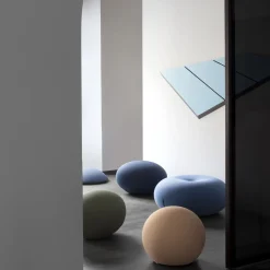 Pouf Tato in tessuto tecnico blu*Baleri Italia Sale