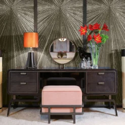 Pouf Vanity Hanami in Velluto Rosa*ReDéco Online