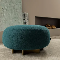 Punto e Virgola Pouf Pavone Blu*Morica Design Best