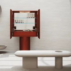 Regis, mobile bar a 2 porte, ramato*Ultramobili Outlet