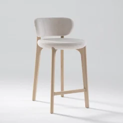 Richmond Pearl Bouclè Barstool*Secolo