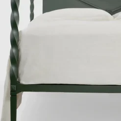 Rito Letto Matrimoniale con Baldacchino in Ferro Grigio*Lispi Clearance