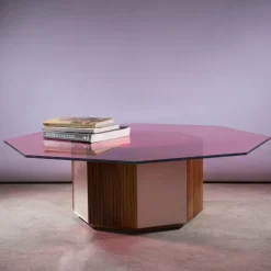 Sandra e Raimondo Tavolino da caffè in legno e vetro*Maria Vittoria Paggini Discount