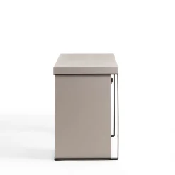 Scrivania a 1 cassetto con finitura laccata crema opaca Kobe*Galimberti Nino Hot