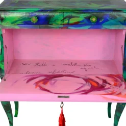 Scrivania a ribalta vintage Erboso*Barbara Petrecca New