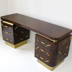 Scrivania Briar Root in mogano*Luca Polato Discount