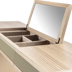 Scrivania Galileo Lux in pelle ed eucalipto*Carpanelli Sale