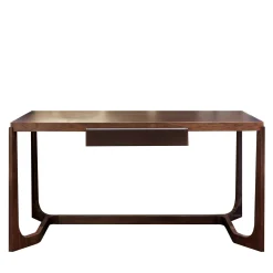 Scrivania in pelle e noce*Provasi Hot