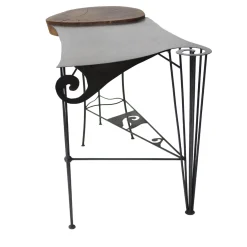 Scrivania in rovere e ferro*Idee del Fabbro Sale