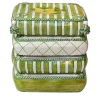 Scultura di seduta verde a 4 cuscini*Ceramiche Ceccarelli Discount