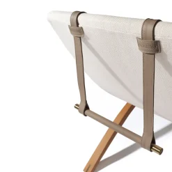 Sdraio da esterno Foil in Tessuto bianco con cuscino*Visionnaire Sale