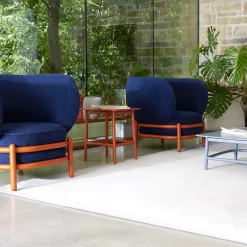 Sedia a sdraio Luftballon arancione e blu*Gebrüder Thonet Vienna GmbH (GTV) – Wiener GTV Design Sale