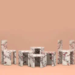 Sedia alata in legno di Antonio Saporito*V.L. Lavorazioni In Ferro