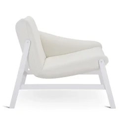 Sedia amaca bianca con braccioli di Debonademeo Studio*Adrenalina Sale