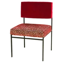 Sedia Aurea in velluto rosso di CtrlZak e Davide Barzaghi*Biosofa Sale