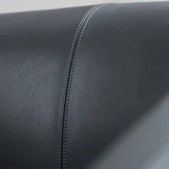 Sedia Balù in pelle nera di Emilio Nanni*TrabA' Online