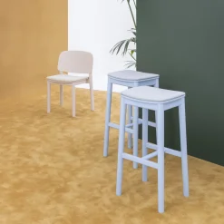 Sedia bianca di Harri Koskinen*Billiani 1911 Hot