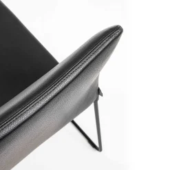 Sedia Bizzy in Pelle Nera*Enrico Pellizzoni Sale