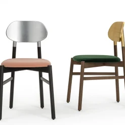 Sedia Bokken in argento e rosa anticato di Bellavista & Piccini*Colé Hot