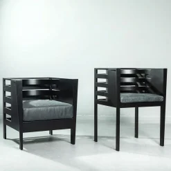 Sedia Calma Di Vento in Eco-Pelle*Paolo Pallucco Hot