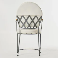 Sedia con schienale curvo e cuscino*DMG Fiesole Best