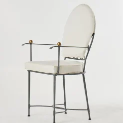 Sedia con schienale curvo e cuscino*DMG Fiesole Best