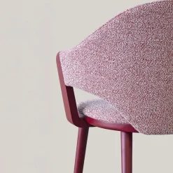 Sedia Cortina 860 Rosso Porpora di Fabrizio Gallinaro*Billiani 1911 New