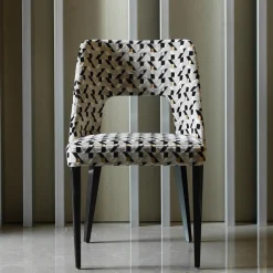 Sedia Crystal in Tessuto Fantasia Policromatico*Franco Bianchini Best