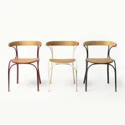 Sedia da esterno Ample White di Nichetto Studio*Gebrüder Thonet Vienna GmbH (GTV) – Wiener GTV Design Hot