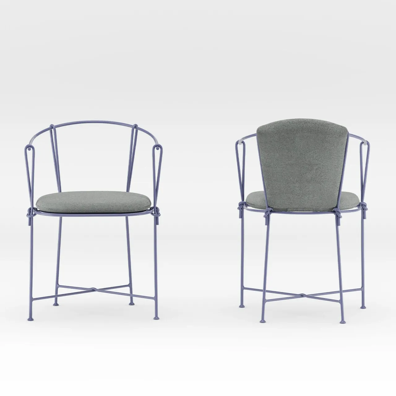 Sedia da esterno Corda Rugiada di Zanellato&Bortotto*Dante Negro Best