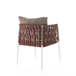 Sedia da esterno Eva Vertical Ropes di Antonio Marras*Nodo Italia New