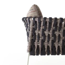 Sedia da esterno Eva Vertical Ropes di Antonio Marras*Nodo Italia Discount