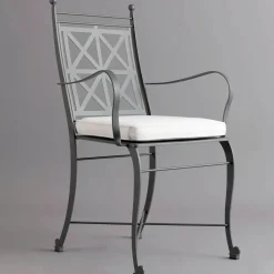 Sedia da esterno Ville Gray Steel*Officina Ciani Discount