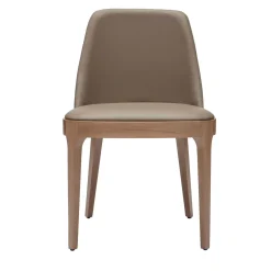 Sedia da pranzo Club 24 in pelle di Mara Picco*Livoni 1895 Online