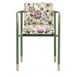 Sedia da pranzo per esterni Aliya verde di Lorenza Bozzoli*Jwana Hamdan Outlet