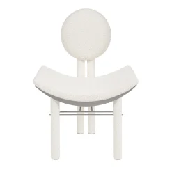 Sedia da pranzo Sister Moon bianca*DalMoto