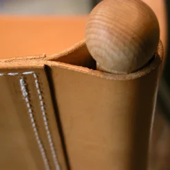 Sedia da regista in pelle beige*Dario Alfonsi Best