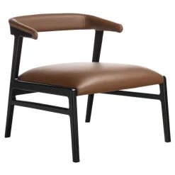Sedia da salotto Aida in pelle marrone*Carpanelli Sale
