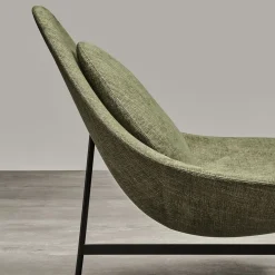 Sedia da salotto Bermuda verde oliva di Claesson Koivisto Rune*Baleri Italia Sale