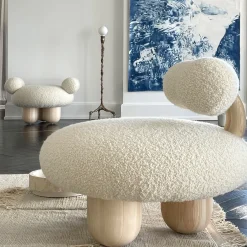 Sedia da salotto bianca Bling Bling*Pietro Franceschini