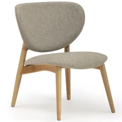 Sedia da salotto Fleuron 203 in frassino grigio e naturale di Constance Guisset*Billiani 1911 New