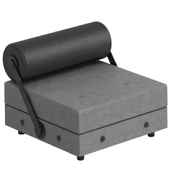 Sedia da salotto grigia Todo Modo di Jean-Michel Wilmotte*Tecno Spa Outlet