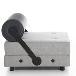 Sedia da salotto grigia Todo Modo di Jean-Michel Wilmotte*Tecno Spa Outlet