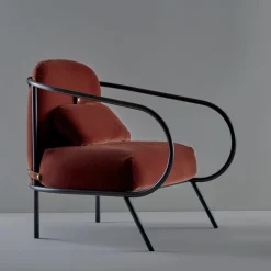 Sedia da salotto Minima Warm Rust by Denis Guidone*Mingardo Discount