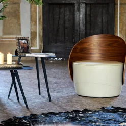Sedia da salotto Ohr in noce*Real Piel Discount