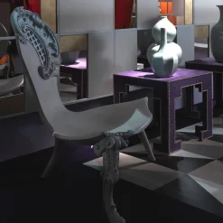 Sedia da salotto Rococò di Ferruccio Laviani*Fratelli Boffi Sale